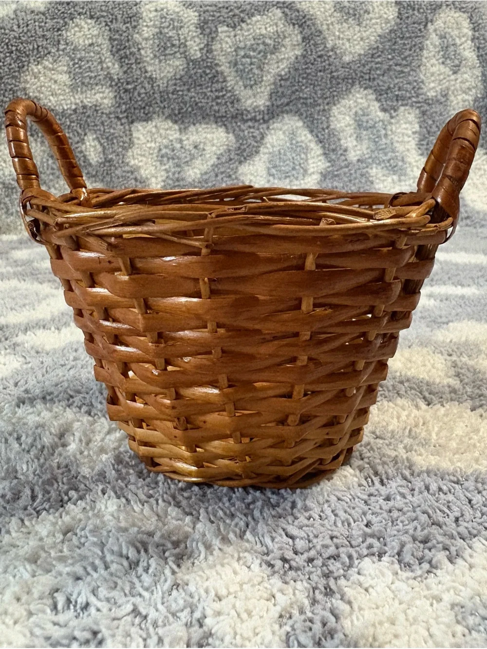 Vintage Mini Wicker Basket